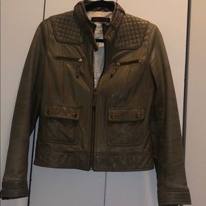 Zara leather moto jacket